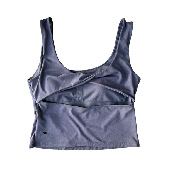Fabletics Oasis Twist Back Built In Bra Tank In Pewter/Gray Size M - Picture 8 of 12